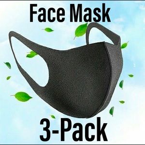 3-Pack Reusable Face Masks